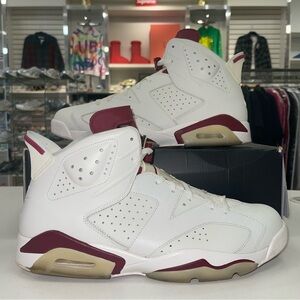 Air Jordan 6 Retro 'Maroon' 2015 - LIGHTLY WORN WITH BOX